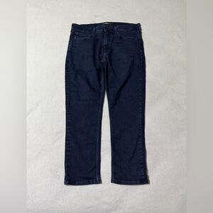 Paige Jeans Mens 33x25 Blue Lennox Slim Mid Rise Dark Wash